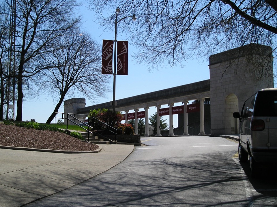 Historic WKU Colonnade in Bowling Green, Kentucky; geographic context only